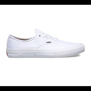 White gently used vans